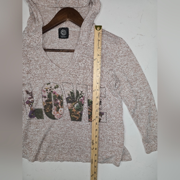 Bobeau Women's Hoodie Blouse Made In USA W/ LOVE Size Med - Picture 10 of 10